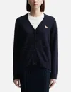 MAISON KITSUNÉ BABY FOX PATCH BOXY CARDIGAN