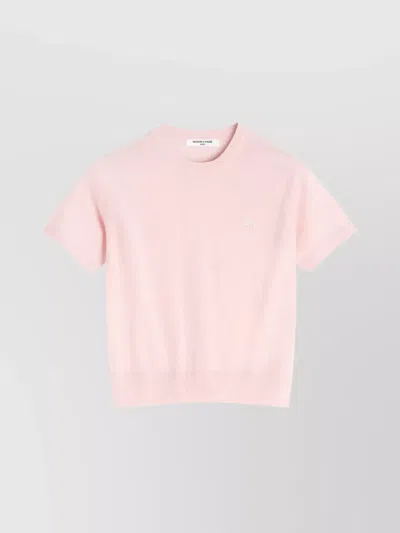 MAISON KITSUNÉ BABY FOX PATCH CREW NECK JUMPER