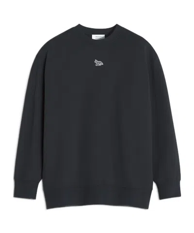 MAISON KITSUNÉ MAISON KITSUNÉ BABY FOX PATCH CREWNECK SWEATSHIRT