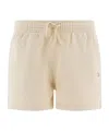 Maison Kitsuné Fox-patch Track Shorts In Nude