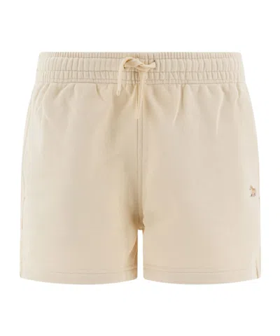 MAISON KITSUNÉ MAISON KITSUNÉ BABY FOX-PATCH DRAWSTRING SHORTS
