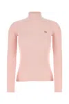 Maison Kitsuné Baby Fox Patch Fine Ribbed Turtleneck-xs Nd Maison Kitsune Female