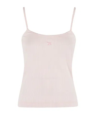 Maison Kitsuné Baby Fox Patch Ribbed Top