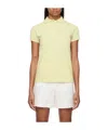 Maison Kitsuné Baby Fox Patch Short-sleeved Polo Shirt In Yellow