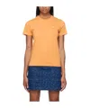 Maison Kitsuné Baby Fox Patch Short-sleeved T-shirt In Orange
