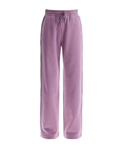 Maison Kitsuné Baby Fox Patch Sweatpants In Purple