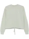 Maison Kitsuné Baby Fox Patch Sweatshirt In Green