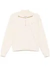 Maison Kitsuné Baby Fox Patch Sweatshirt In Neutrals