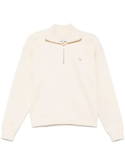 Maison Kitsuné Baby Fox Patch Sweatshirt In Neutrals