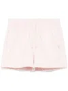 Maison Kitsuné Baby Fox Patch Regular Jog Shorts In Pink