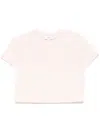 Maison Kitsuné T-shirt With Baby Fox Application In Pink