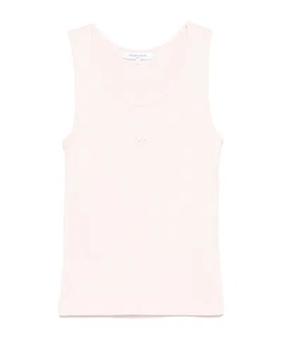 MAISON KITSUNÉ MAISON KITSUNÉ FOX MOTIF SLEEVELESS RIBBED TANK TOP