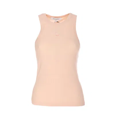 Maison Kitsuné Baby Fox Patch Top In Pink