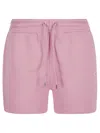Maison Kitsuné Cotton Shorts In Blossom