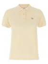 Maison Kitsuné Baby Fox Patch Regular Polo In Nude