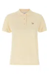Maison Kitsuné Baby Fox Patch Regular Polo In Nude