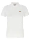 Maison Kitsuné Maison Kitsune 'baby Fox' Polo Shirt In White
