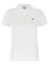 Maison Kitsuné White Cotton Baby Fox Polo Shirt