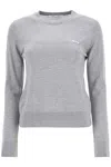 Maison Kitsuné "baby Fox" Jersey In Grey