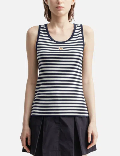 MAISON KITSUNÉ BABY FOX STRIPED TANK TOP