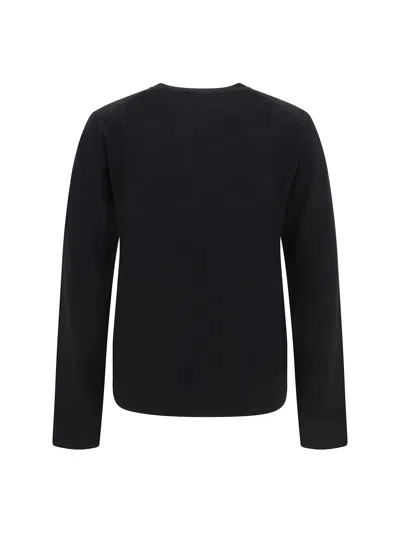 Maison Kitsuné Baby Fox Sweater In Black