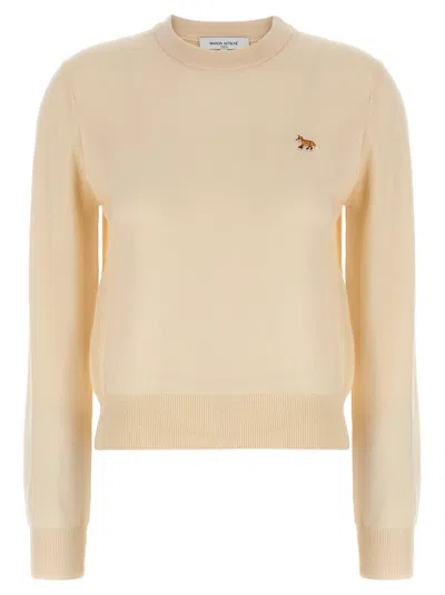 Maison Kitsuné Maison Kitsune 'baby Fox' Sweater In Sand