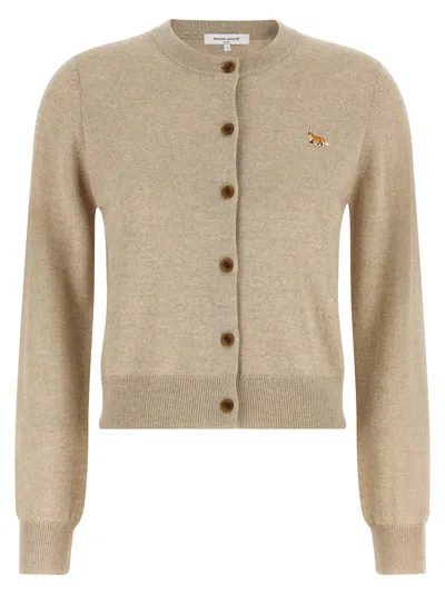 Maison Kitsuné Baby Fox Jumpers And Cardigans Beige