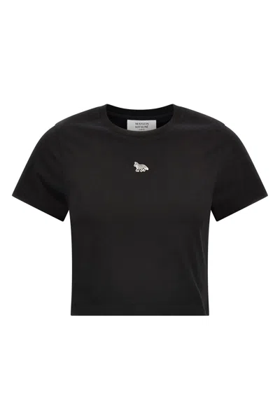 Maison Kitsuné Maison Kitsune 'baby Fox' T-shirt In Black
