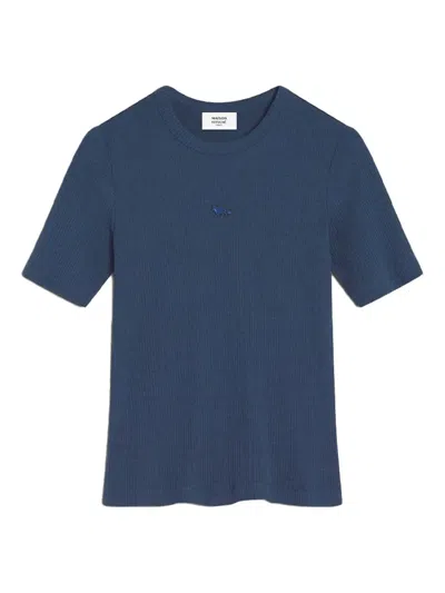 Maison Kitsuné Baby Fox T-shirt In Blue