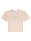 Maison Kitsuné Pink Cotton T-shirt