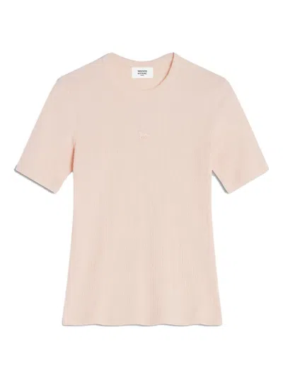 Maison Kitsuné Baby Fox T-shirt In Pink