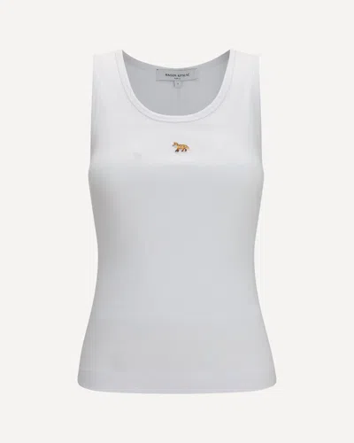 Maison Kitsuné Baby Fox Tank Top In White