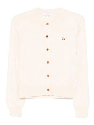 MAISON KITSUNÉ MAISON KITSUNÉ BABY FOX WOOL CARDIGAN