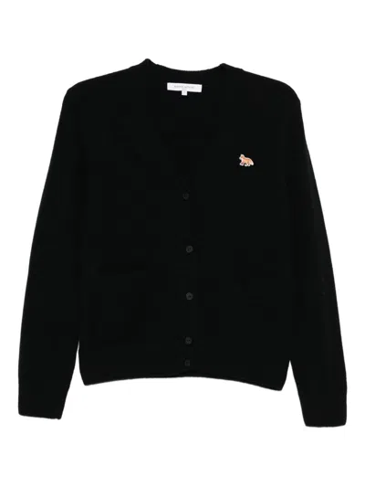 MAISON KITSUNÉ MAISON KITSUNE' BABY FOX WOOL CARDIGAN