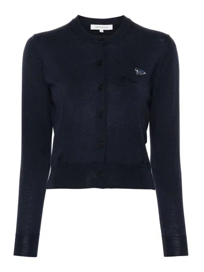 MAISON KITSUNÉ BABY FOX WOOL CARDIGAN