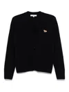 Maison Kitsuné Baby Fox-patch Sweater In Blue