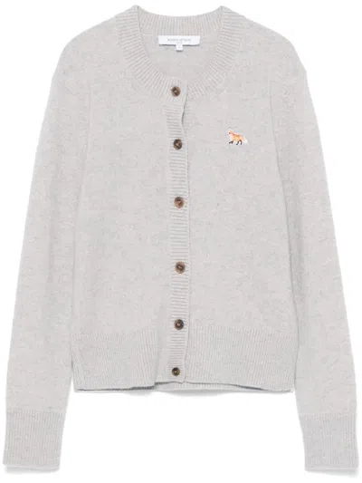 MAISON KITSUNÉ BABY FOX WOOL CARDIGAN