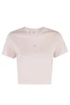 Maison Kitsuné Baby Tee Shirt In Pink