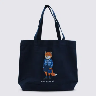 MAISON KITSUNÉ BAGS CLASSIC NAVY
