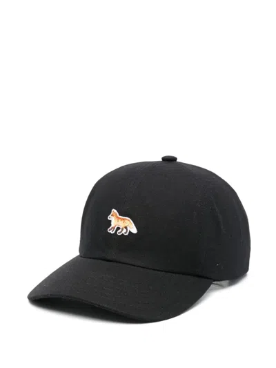 MAISON KITSUNÉ MAISON KITSUNÉ BASEBALL CAP WITH LOGO