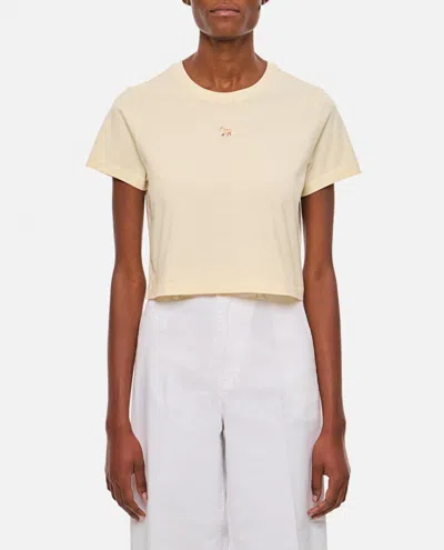 MAISON KITSUNÉ BEIGE BABY FOX T-SHIRT