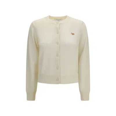 Maison Kitsuné Beige Cotton Cardigan