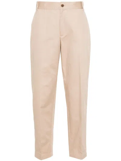 Maison Kitsuné Beige Cotton Pant