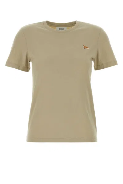 Maison Kitsuné Maison Kitsune Baby Fox Regular Tee-shirt In Brown