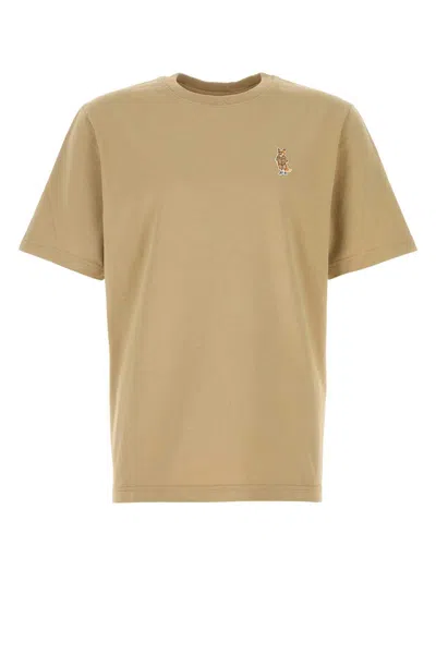 Maison Kitsuné Maison Kitsune Dressed Fox Comfort Tee-shirt In Neutral