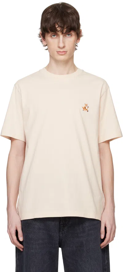 Maison Kitsuné Maison Kitsune 'speedy Fox' T Shirt In Neutral