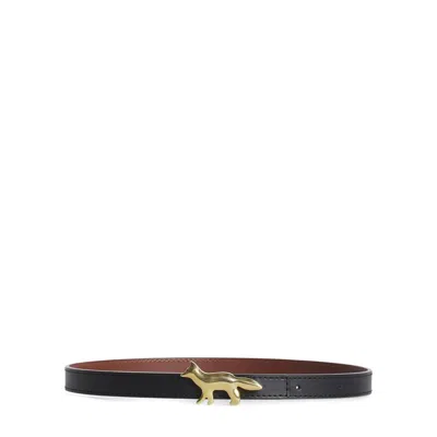 Maison Kitsuné Belt In Black