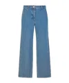 Maison Kitsuné Belt-loop Jeans In Blue