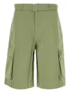 MAISON KITSUNÉ MAISON KITSUNÉ BELTED CARGO BERMUDA