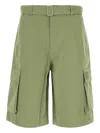 MAISON KITSUNÉ MAISON KITSUNÉ BELTED CARGO BERMUDA CLOTHING